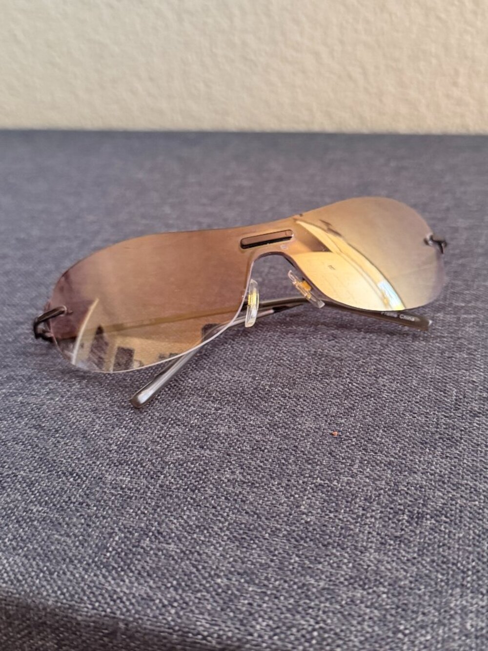Y2K Rimless Shield Sunglasses